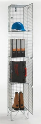 Four Door Mesh Lockers